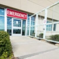 outside of an emergency room