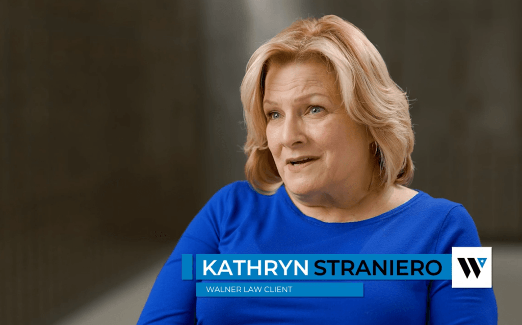 a woman in a blue shirt