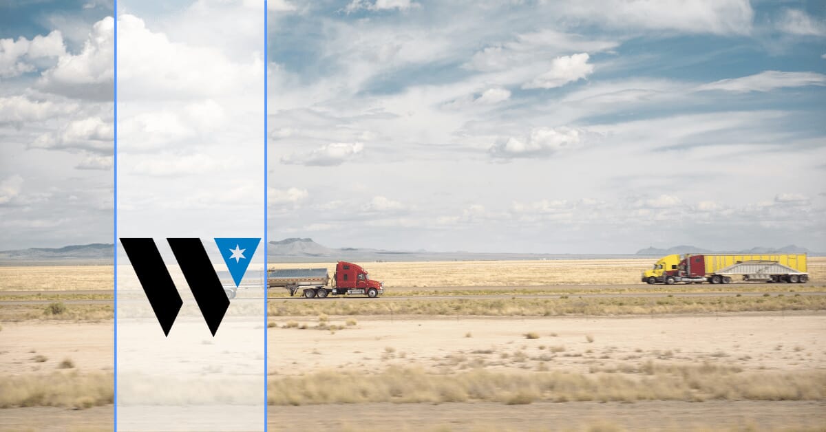 trucks in a desert
