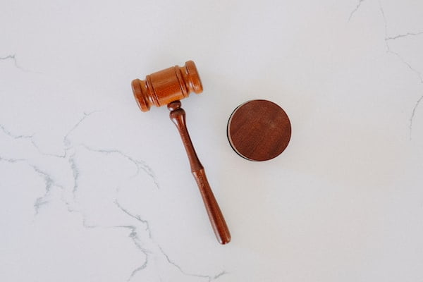 A judge's gavel is used in court when pursuing a wrongful death case with a wrongful death lawyer.