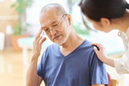 a doctor talking to a patient