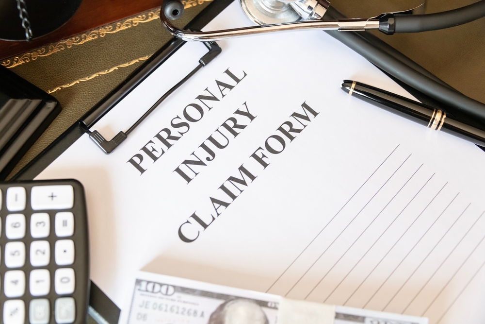 personal injury claim form